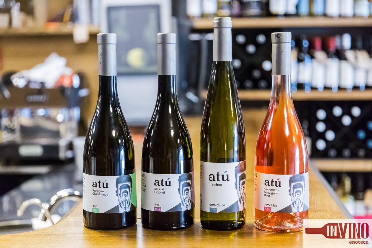 Sortimentul al vinurilor Atu Winery este prezentat la enoteca Invino
