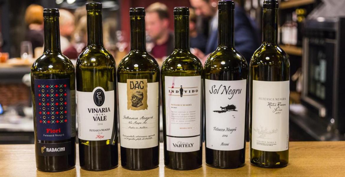 blind tasting of Feteasca Neagra wines from Moldovan winemakers